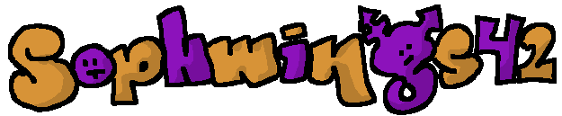 Logo do site. É o nome do site no estilo grafite com letras que alternam a cor entre roxo e laranja.